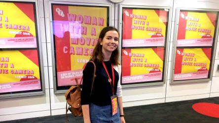 Reporter Alexa at the BFI's 'Woman with a Movie Camera' Summit