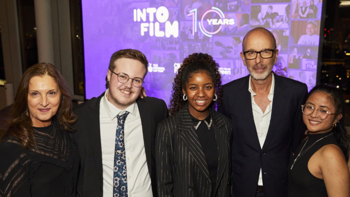 Barbara Broccoli and Eric Fellner with Ben, Krizzah and Krysstina.