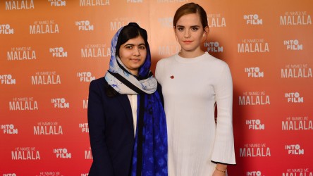 Malala Yousafzai and Emma Watson at IFF15