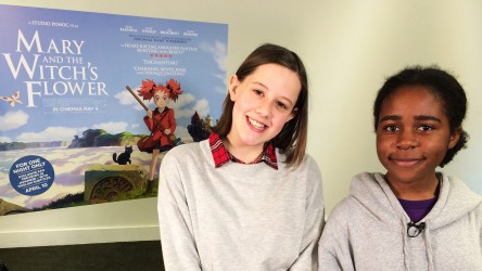 Ruby Barnhill and reporter Aarony talk 'Mary and the Witch's Flower'