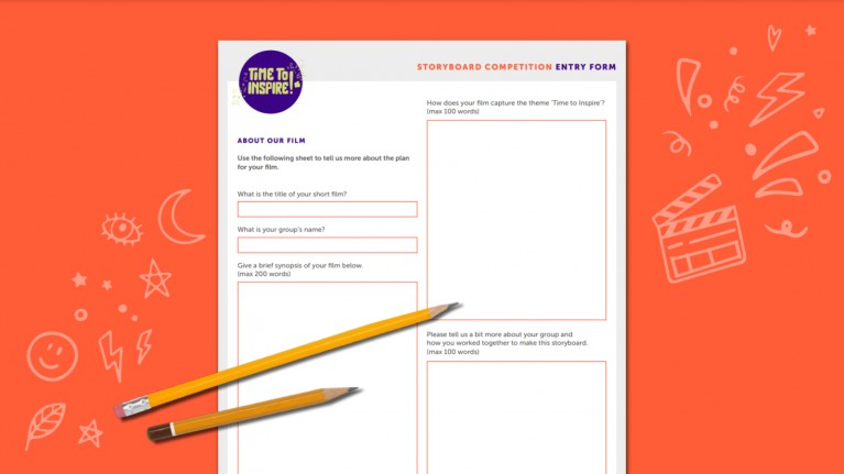 Time to Inspire storyboard competition entry form