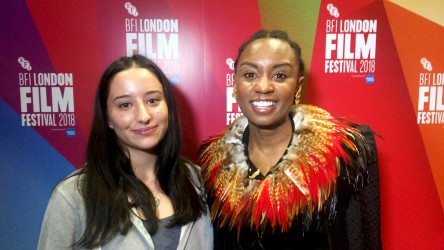 Wanuri Kahiu and reporter Ava - Rafiki interview