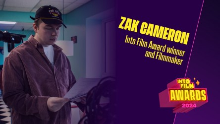 Zak Cameron with Into Film Awards 2024